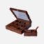 Picture of Classic Wooden Masala Container With Rakhi Gifts