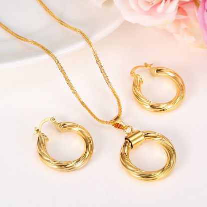 Picture of Jewelry Necklace Pendant Earring Set