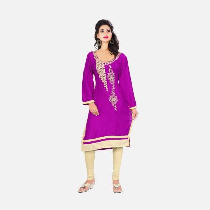 Picture of Fashion Casual Embroidered Women Kurti